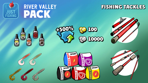 скриншот Just Fishing: River Valley 1