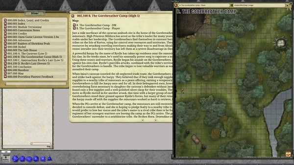 скриншот Fantasy Grounds - Pathfinder Society Playtest Scenario #2: Raiders of Shrieking Peak (PFRPG2) 1