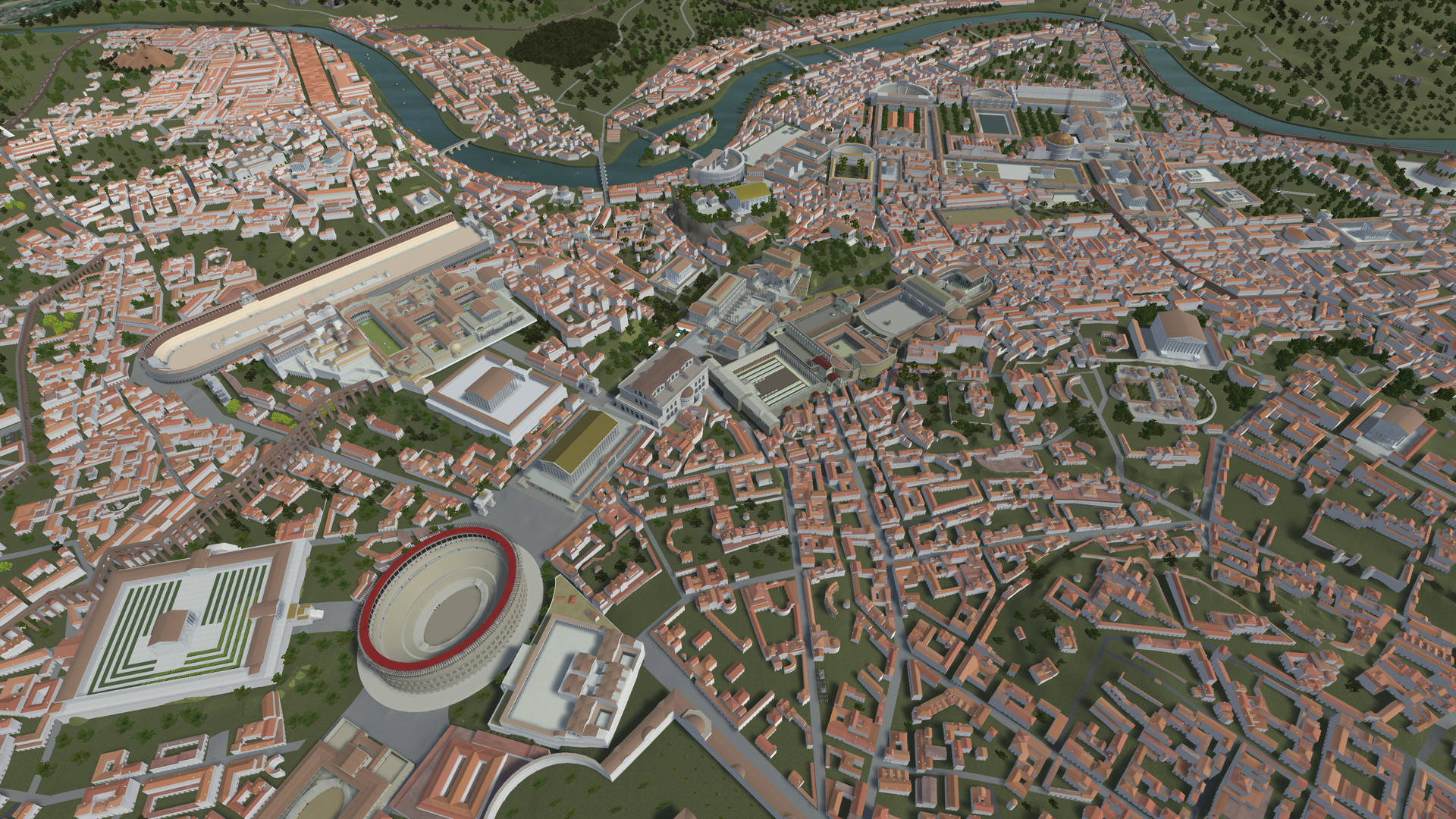 Rome Reborn: Flight over Ancient Rome #3