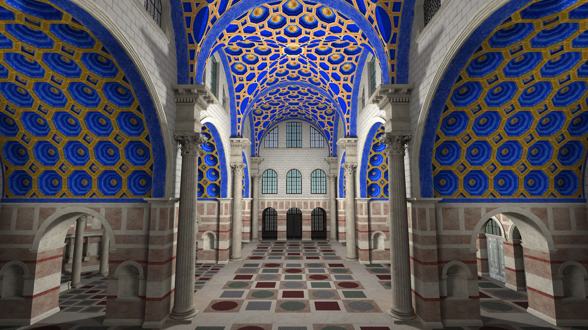 Rome Reborn: The Basilica of Maxentius #4