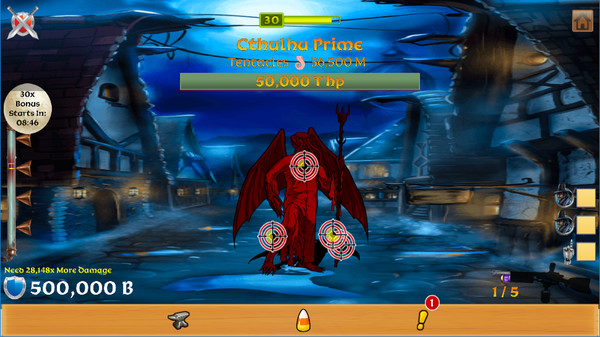 скриншот Monster Clicker : Idle Halloween Strategy 2