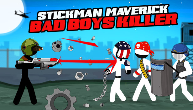 Stickman Maverick: Bad Boys Killer - Jogos grátis, jogos online gratuitos 