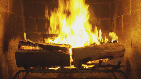 скриншот Fireplace For Your Home: Crackling Fireplace with Music 2
