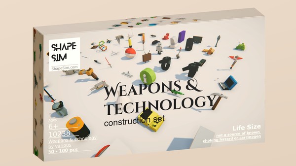 ShapeSim - Weapons & Technology Pack for steam ShapeSim - Weapons & Technology Pack for steam