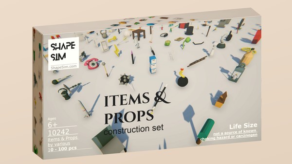 ShapeSim - Items & Props Pack 3