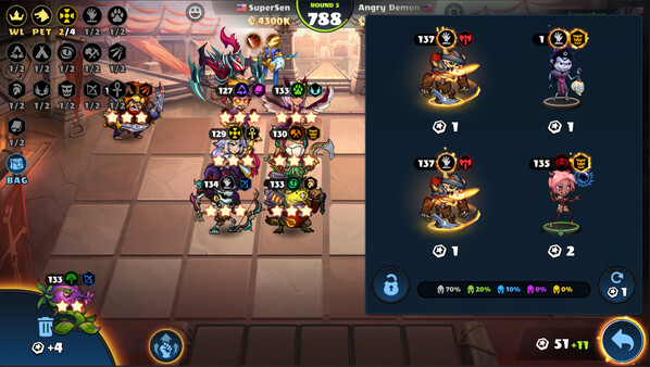 Скриншот из Auto Brawl Chess