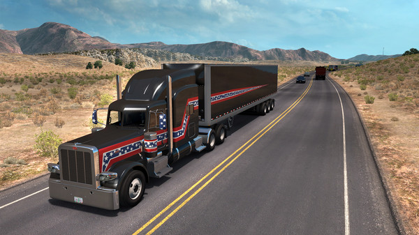скриншот American Truck Simulator - Classic Stripes Paint Jobs Pack 5