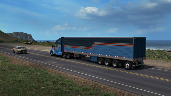 скриншот American Truck Simulator - Classic Stripes Paint Jobs Pack 3
