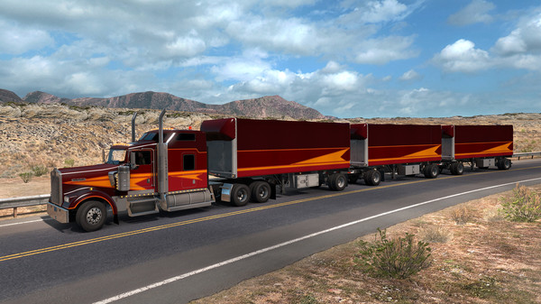 скриншот American Truck Simulator - Classic Stripes Paint Jobs Pack 2