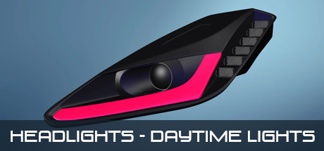 Master Car Creation in Blender: 2.33 - Headlights - Daytime Running Lights