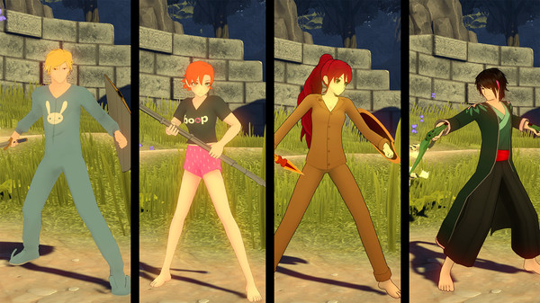 RWBY: Grimm Eclipse - Team JNPR Pajamas Costume Pack for steam RWBY: Grimm Eclipse - Team JNPR Pajamas Costume Pack for steam