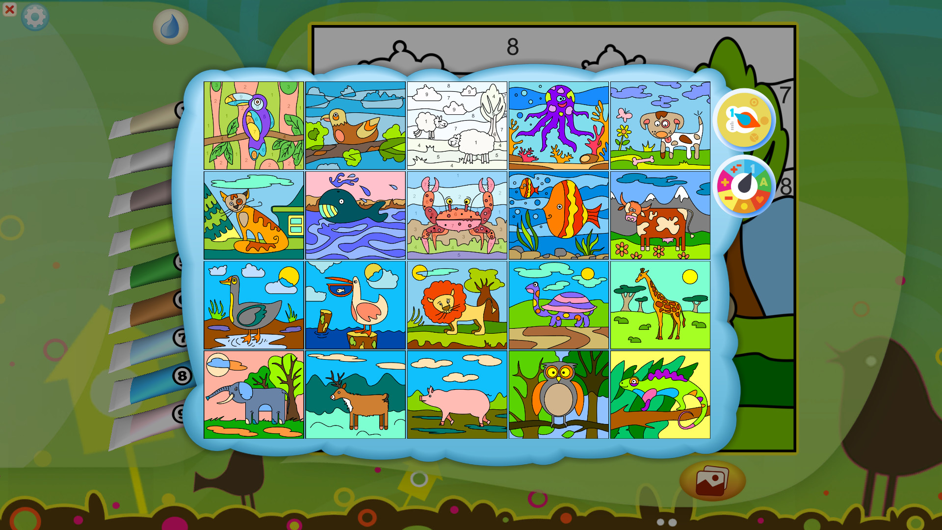 Color by Numbers - Animals Demo #2