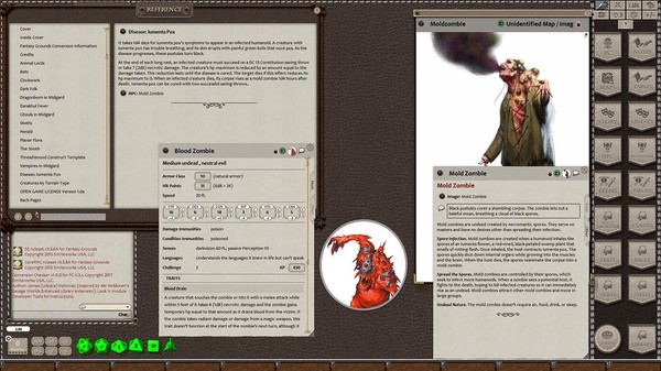 скриншот Fantasy Grounds - Creature Codex (5E) 2