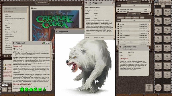 скриншот Fantasy Grounds - Creature Codex (5E) 3