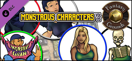 Fantasy Grounds - Monstrous Characters, Volume 5 (Token Pack) banner image