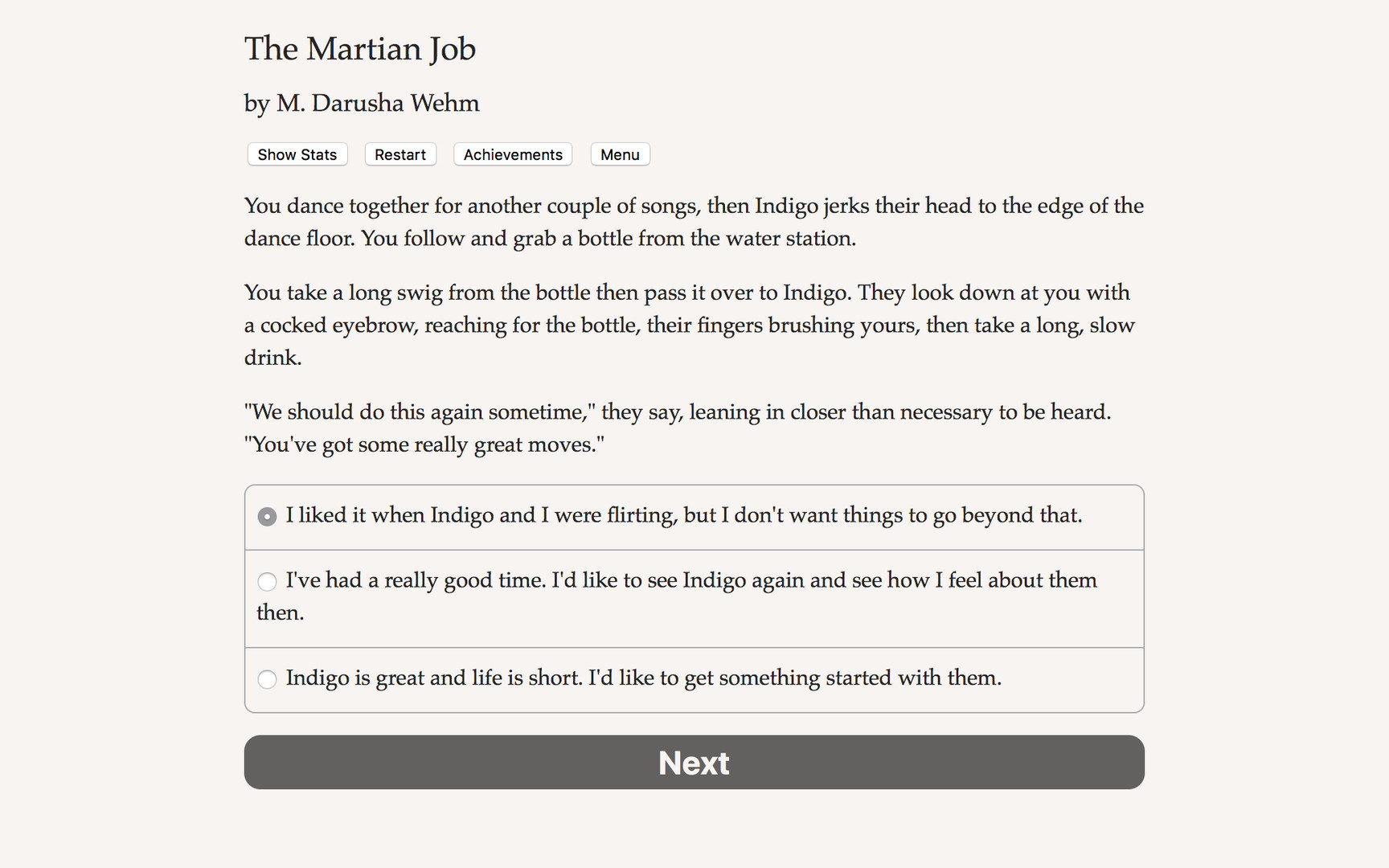 The Martian Job Demo #3