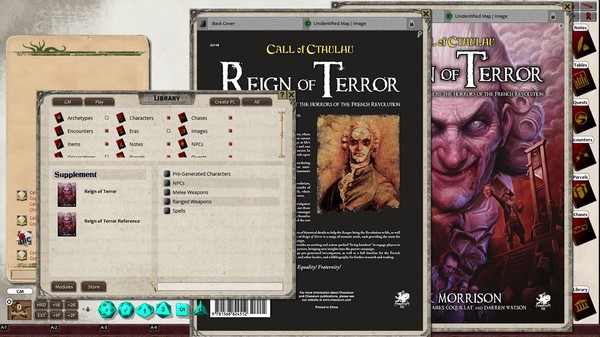 скриншот Fantasy Grounds - Reign of Terror (CoC7E) 0