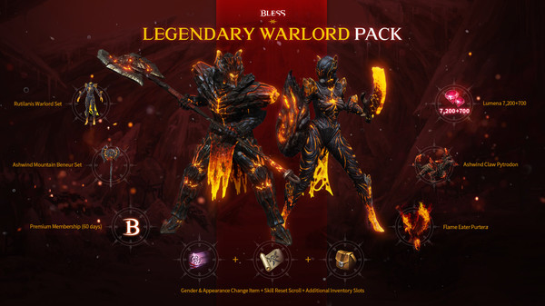 скриншот Bless Online: Legendary Warlord Pack - Official Launch Edition 0