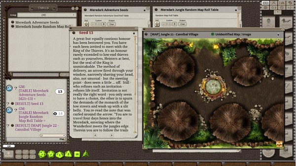 скриншот Fantasy Grounds - Meanders Map Pack: Meredark Jungle (Map Pack) 1