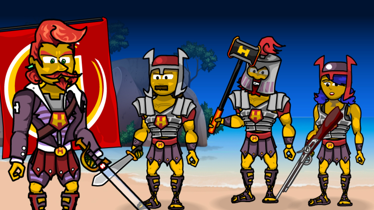 Are you ready to FIGHT against Huge Charles in the new Swords and Sandals?  Officially voiced and designed by Charlie himself. Come play the demo now!  : r/Cr1TiKaL
