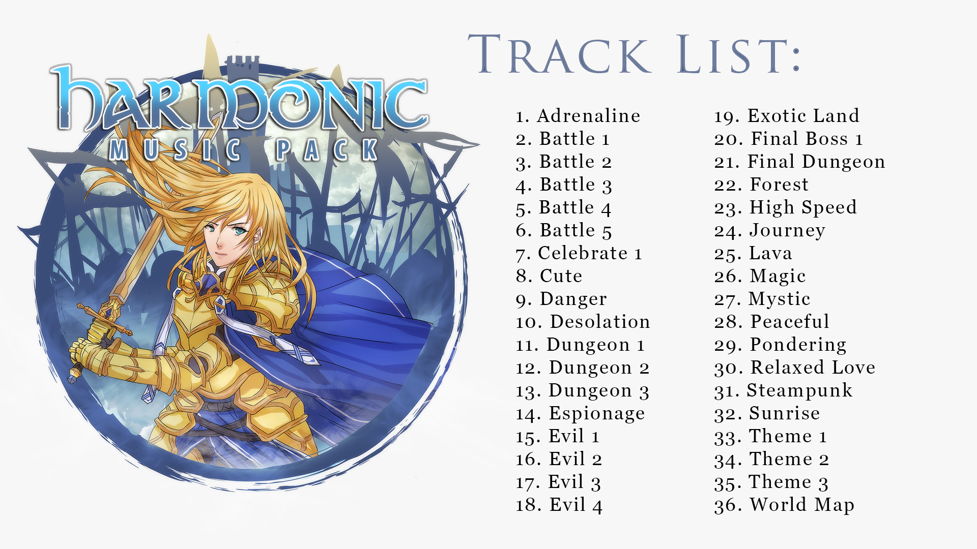 RPG Maker MV - Harmonic Fantasy Music Pack #0