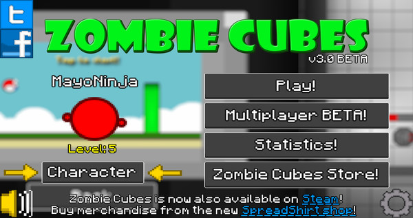 скриншот Zombie Cubes 4