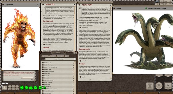 скриншот Fantasy Grounds - Creature Codex Lairs (5E) 3