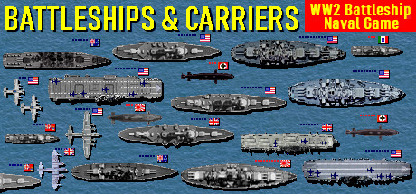 Battleships and Carriers - WW2 Battleship Game Cover Image
