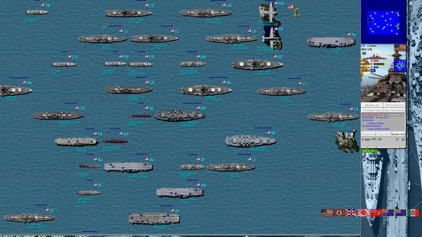 скриншот Battleships and Carriers - WW2 Battleship Game 2