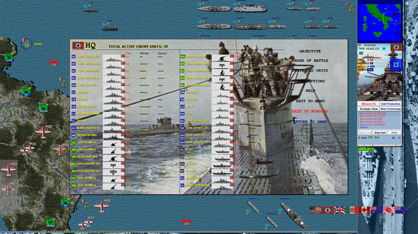 Battleships and Carriers - WW2 Battleship Game