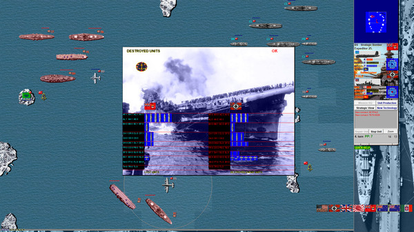 скриншот Battleships and Carriers - WW2 Battleship Game 5