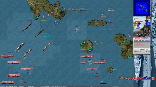 скриншот Battleships and Carriers - WW2 Battleship Game 4