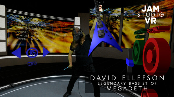 скриншот Jam Studio VR EHC - David Ellefson Metal Factory 4