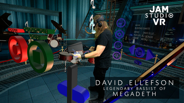 скриншот Jam Studio VR EHC - David Ellefson Metal Factory 2