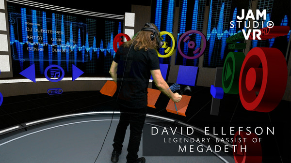 скриншот Jam Studio VR EHC - David Ellefson Metal Factory 1