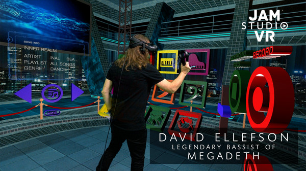 скриншот Jam Studio VR EHC - David Ellefson Metal Factory 5