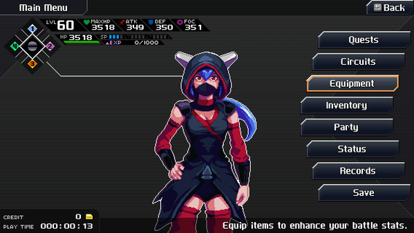 скриншот CrossCode - Ninja Skin 0
