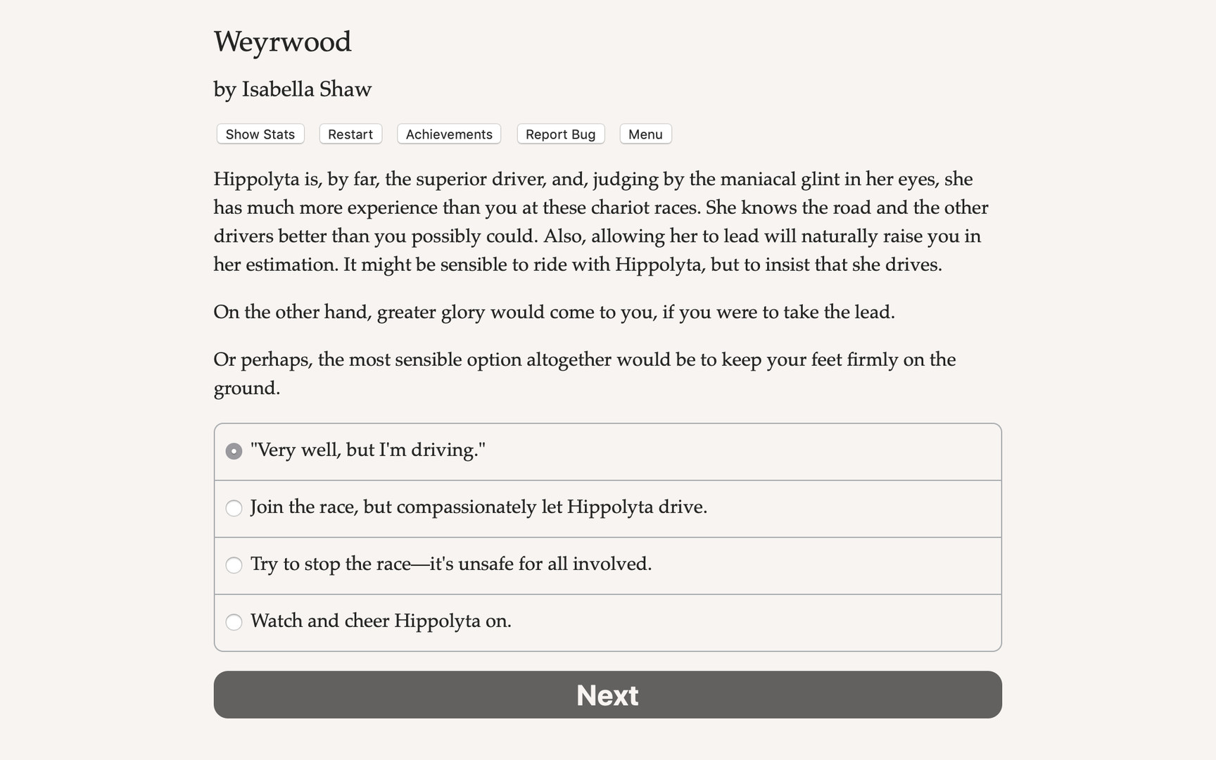 Weyrwood Demo #3