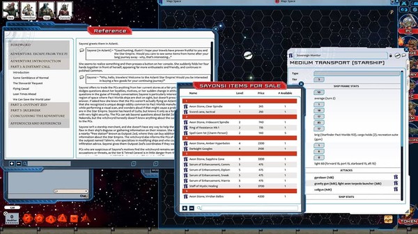 скриншот Fantasy Grounds - Starfinder RPG - Against the Aeon Throne AP 2: Escape from the Prison Moon (SFRPG) 3