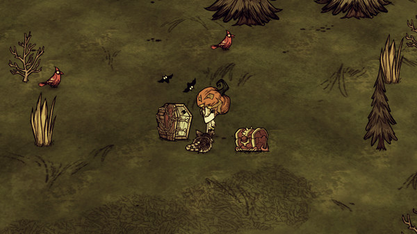 скриншот Don't Starve Together: Hallowed Nights Belongings Chest 2
