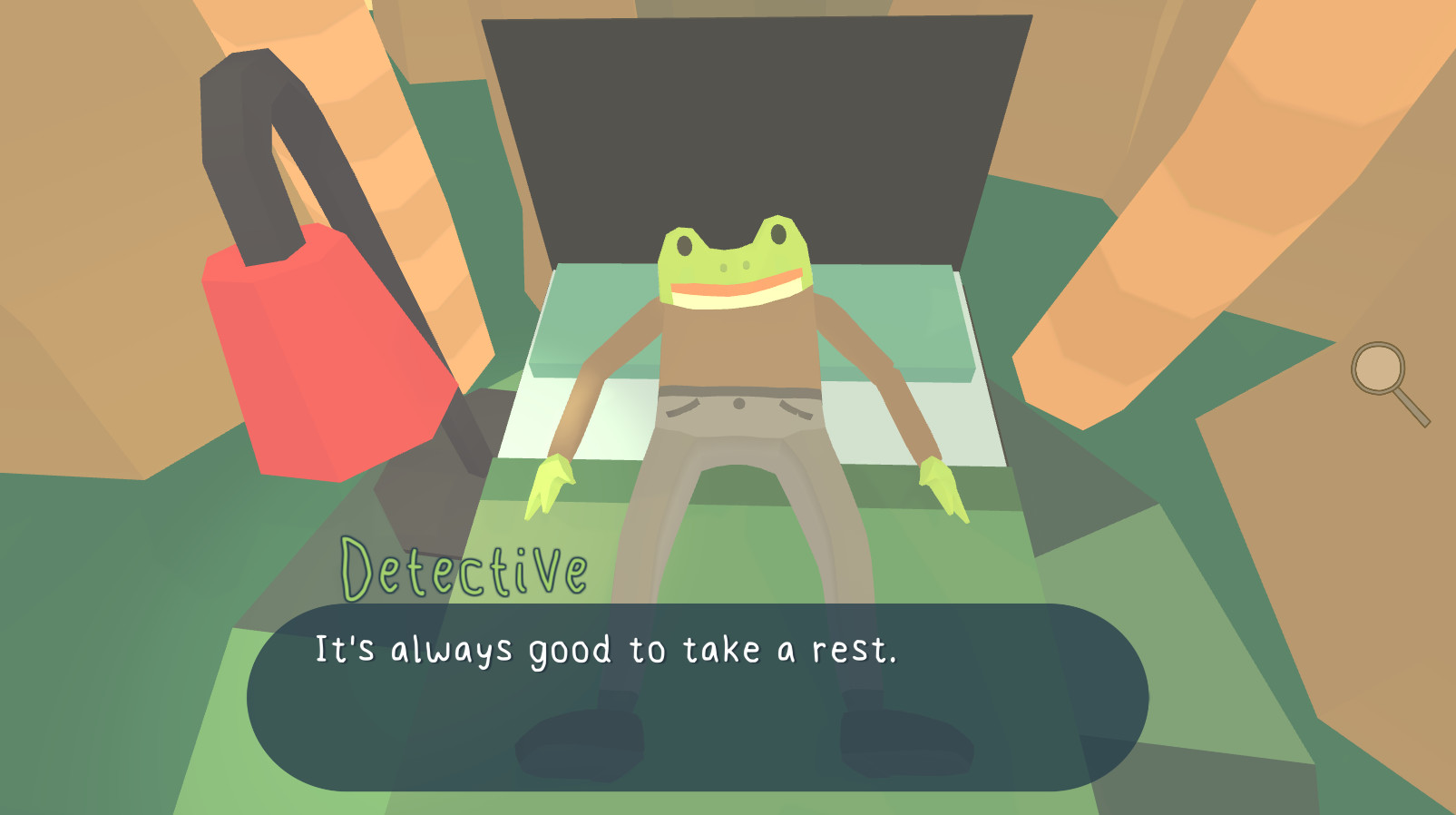 The Haunted Island, a Frog Detective Game screenshot 1