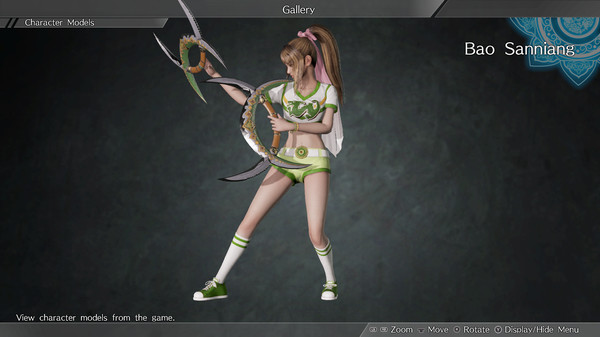 скриншот DYNASTY WARRIORS 9: Bao Sanniang (Cheerleaders Costume) / 鮑三娘 「チアガール風コスチューム」 0