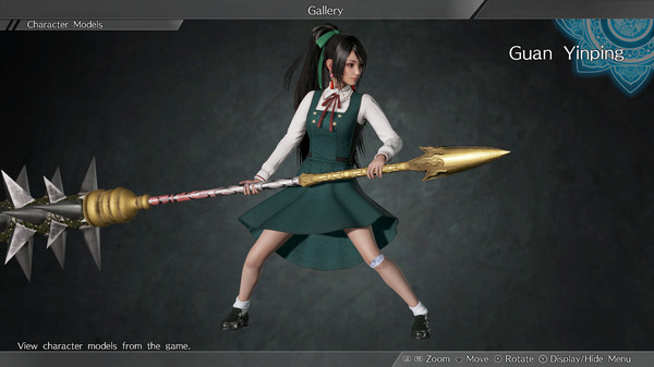 скриншот DYNASTY WARRIORS 9: Guan Yinping (High school girls Costume) / 関銀屏 「女子高生風コスチューム」 0