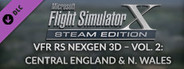 FSX Steam Edition: VFR Real Scenery NexGen 3D - Vol. 2: Central England and North Wales Add-On