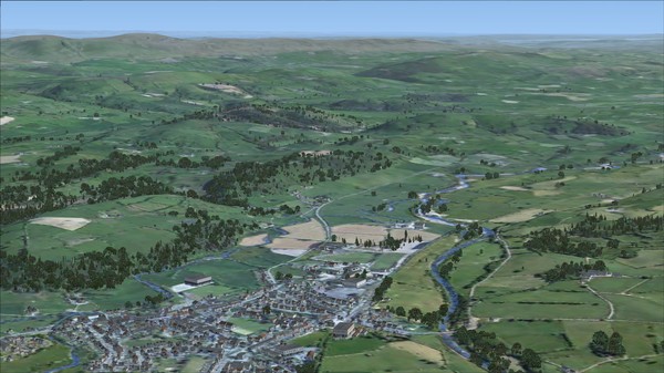 скриншот FSX Steam Edition: VFR Real Scenery NexGen 3D - Vol. 2: Central England and North Wales Add-On 4