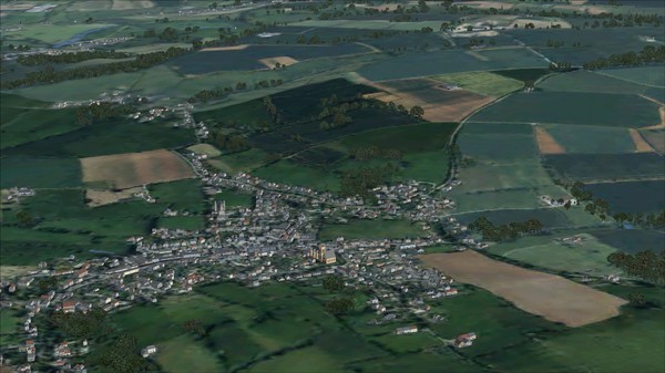 скриншот FSX Steam Edition: VFR Real Scenery NexGen 3D - Vol. 2: Central England and North Wales Add-On 2