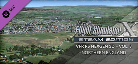 FSX Steam Edition: VFR Real Scenery NexGen 3D - Vol. 3: Northern England Add-On banner image