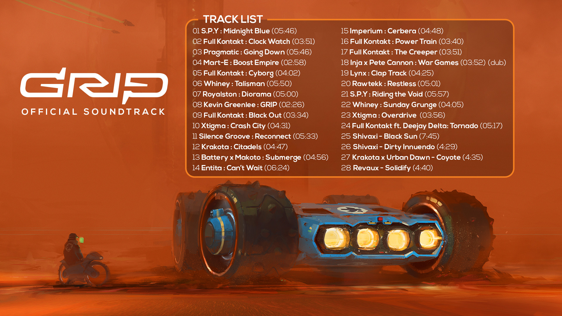 GRIP: Combat Racing - Official Soundtrack Featured Screenshot #1
