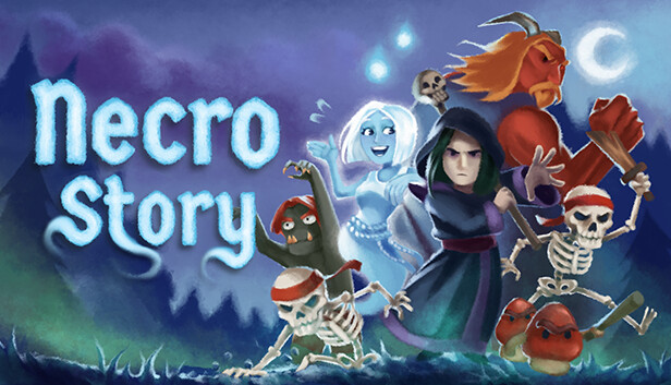 Imagen de la cápsula de "Necro Story" que utilizó RoboStreamer para las transmisiones en Steam