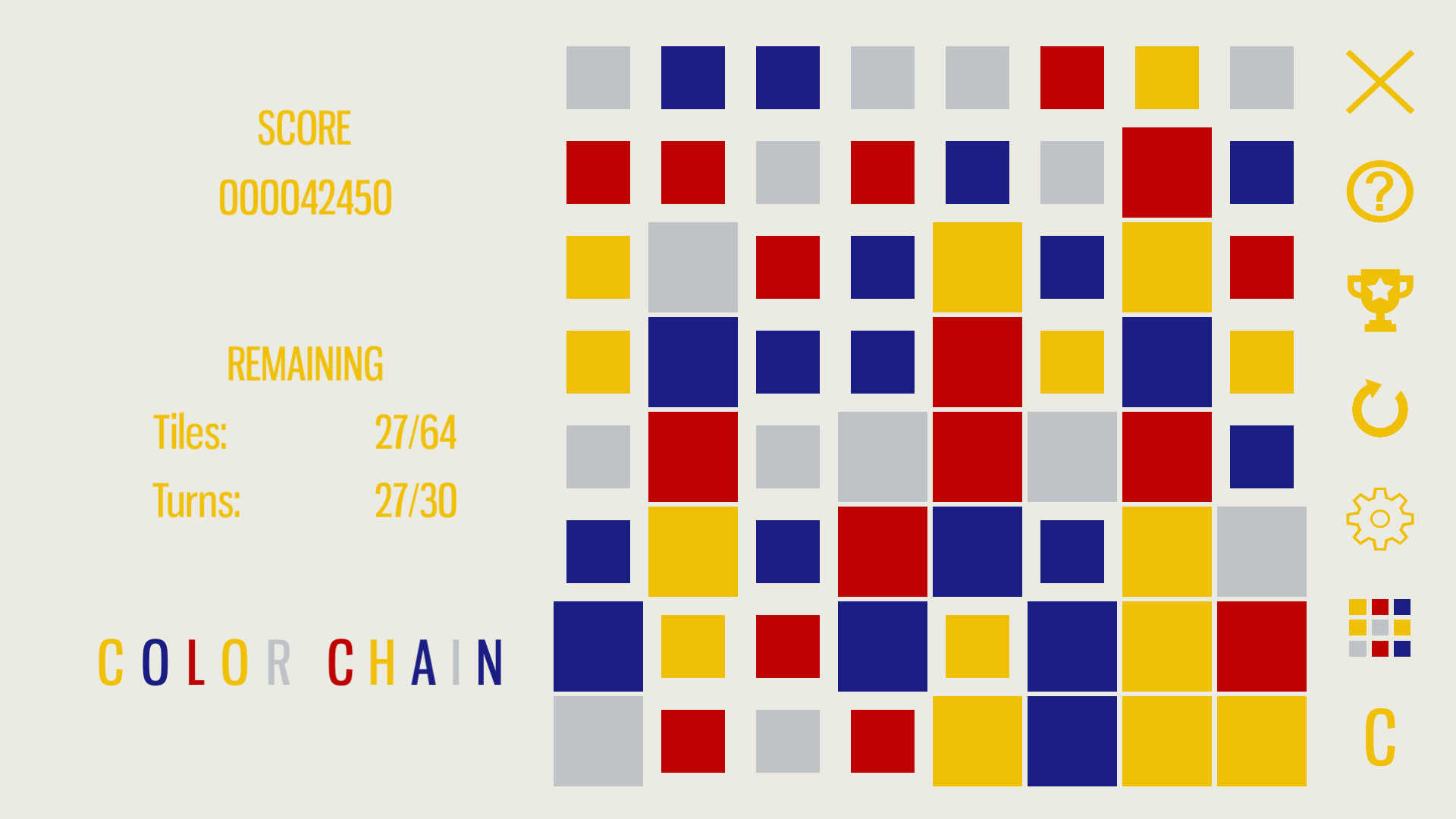 4 color game. Color chain. тест люшера цвета карточек.